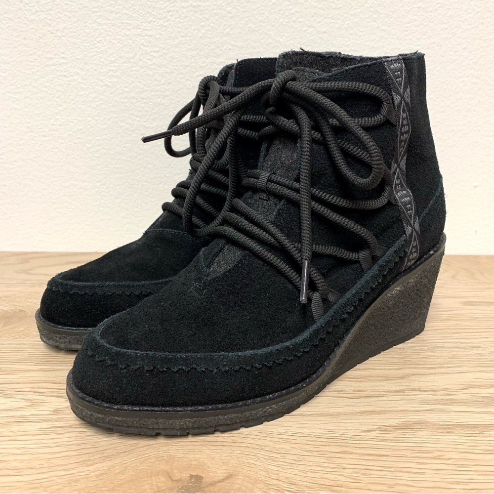 Pendleton Islegate Lace-Up Wedge Bootie Boots Siz… - image 3